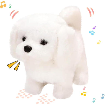 Walking Bunny Toy with Sounds Jumping Dog Wiggling Ears Twitching Mouth and Nose