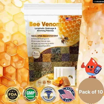 Vee Vesom Lymphatic Daiamage & Sliming Patches (10 Patches)